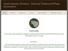 Tablet Screenshot of ftp.timberwolf104inf.org
